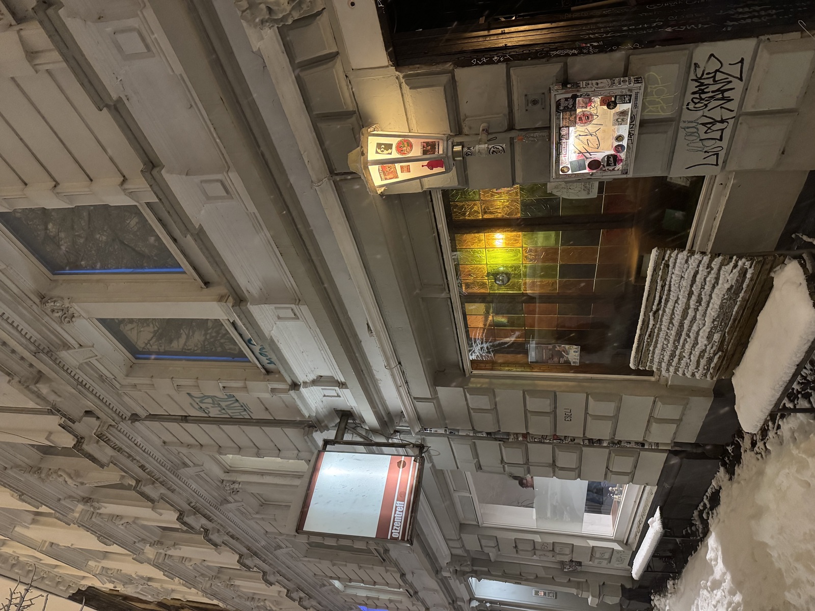 Winter vor dem Otzentreff